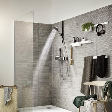 Насадка для душу Hansgrohe Pulsify Select S, 105 мм, 6.9 л/хв (EcoSmart), 3 режими, Antikalk, Chrom
