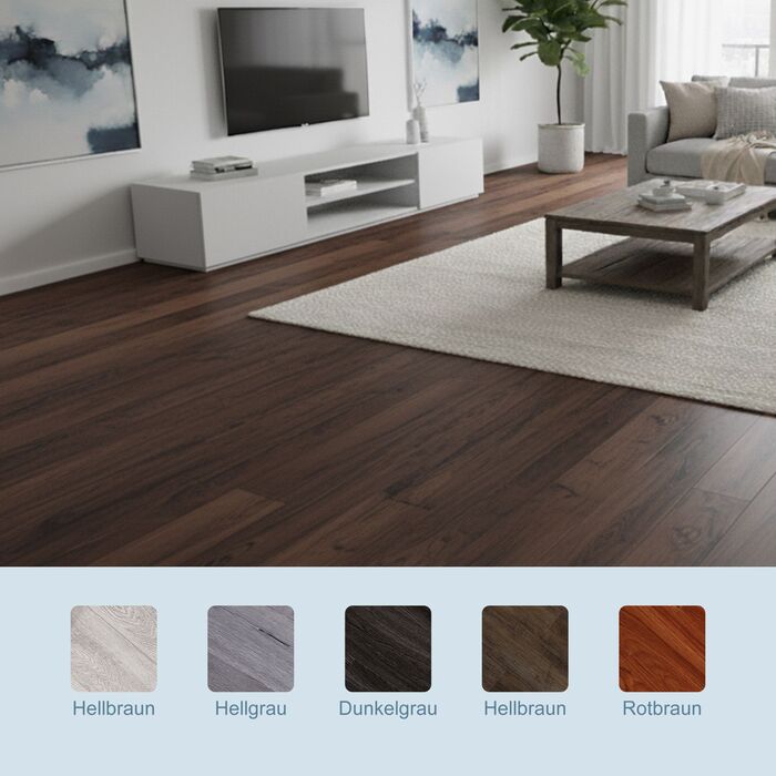 Вініловий підлоговий декор Relaxdays з самоклеючою основою та дизайном під дерево