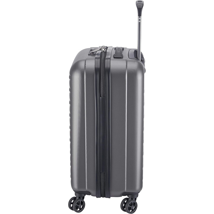 Жорстка валіза в салоні - 55x35x25 см - 43 літри - S - сіро-сірий S, 2.0 -