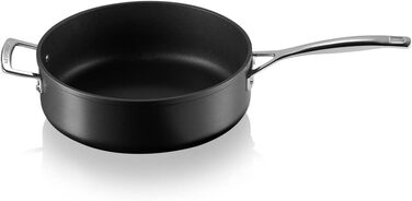 Сковорода LE CREUSET з антипригарним покриттям, діаметр 28 см, без PFOA, для всіх типів плит (включаючи індукційні), антрацит/срібло, без кришки