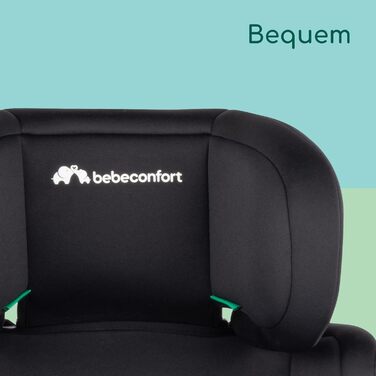 Бустер-бустер Bebeconfort Road Fix i-Size, дитяче крісло ISOFIX, дитяче крісло i-Size, від 3,5 років до 12 років, 15-36 кг, 100-150 см, чорний туман i-Size Чорний туман