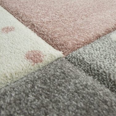 Домашній дитячий килим TT, килим для дитячої кімнати, для дівчаток, 3D принцеса, Зоряна корона, колір розмір (240x340 см, рожевий)