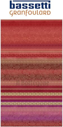 Плед Bassetti MONREALE, 100 бавовна, V1, 180x270 см, червоний