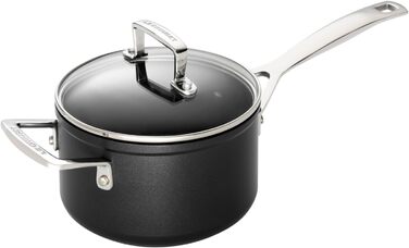 Набір каструль Le Creuset 3 шт. Ø16, 24, 26 см, антипригарне покриття, для всіх типів плит (індукція), антрацит/срібло