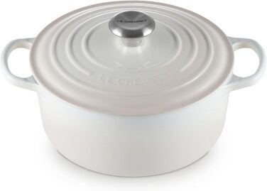 Запіканка чавунна Le Creuset, Ø 24 см, кругла, 4,2 л, безе, для всіх типів плит та індукції