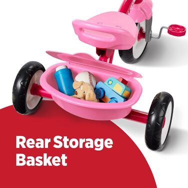 Триколісний велосипед Radio Flyer для малюків 2,5-5 років, рожевий