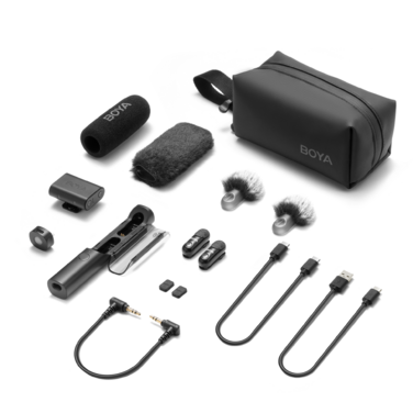 Бездротовий мікрофон BOYA Magic-03 Type-C/TRS Black