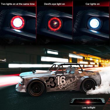 RC Автомобіль Fisca SG-1604 1/16 4WD Drift, 2.4GHz, 20км/год, Позашляховик Баггі