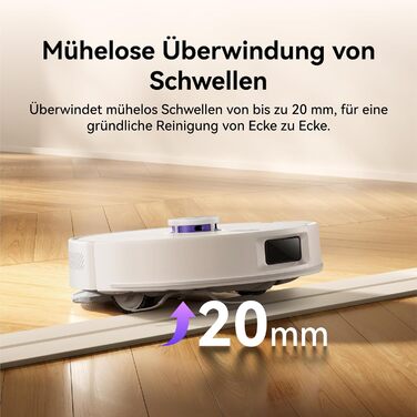 Робот-пилосос NARWAL Freo S з функцією миття підлоги, 8000Pa, 3.5L, LDS-лазерна навігація, керування через додаток, для килимів та шерсті тварин