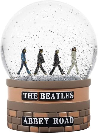 Снежинка з Half Moon Bay Abbey Road, The Beatles: куля-сніжинка для дорослих, смішний декор на Новий рік, музичний подарунок, блакитний колір