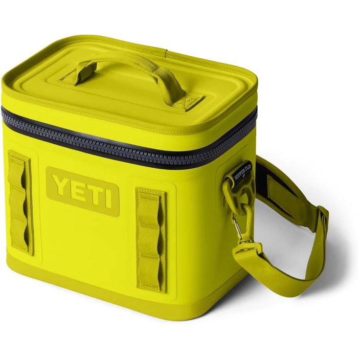 Чорний рюкзак-холодильник YETI Hopper Flip 8 (Firefly Yellow) - портативний, ізольований