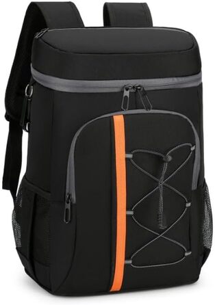 Терморюкзак 28L, чорний: для пікніка, відпочинку, риболовлі та роботи