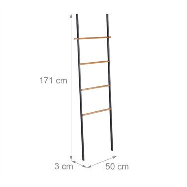 Підставка для рушників дерев'яна та металева Relaxdays