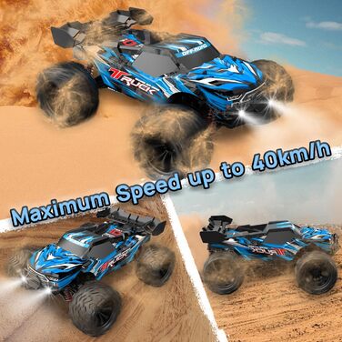 Позашляховик на радіокеруванні 40 км/год для дорослих і дітей (8+), 4WD RC Monster Truck