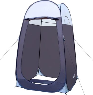 Душова кабіна Pop-Up Leader Accessories, 122x100x198 см, сіра, для швидкого встановлення