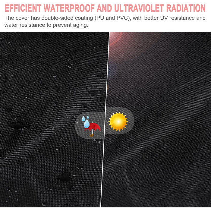 Захисна кришка для гриля SanGlory, водонепроникна тканина з Оксфордської тканини, Стійка до розриву, захисна кришка для барбекю, захисна кришка для гриля, брезент для гриля для Брінкмана, Char Broil, Голландії та Дженн Ейр (Оксфорд 420D, 77x70x110 см)