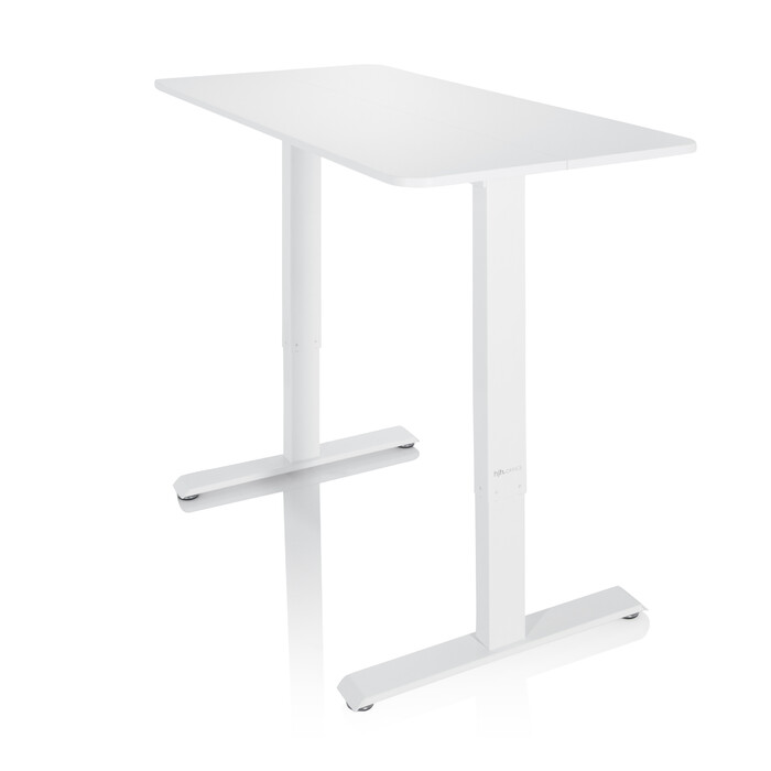 Робочий стіл STAND CR 120 x 60 з ручним регулюванням висоти, білий, hjh OFFICE