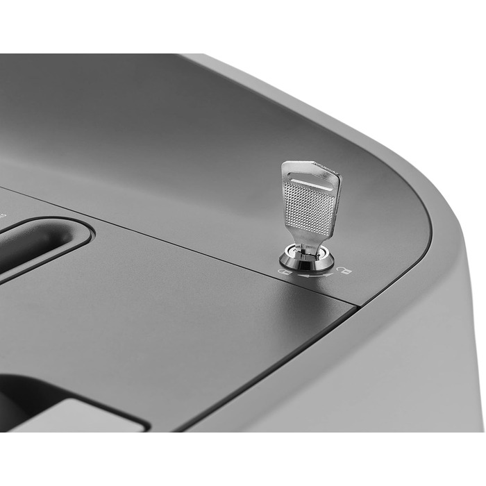 Шредер Dahle ShredMATIC 90 Aktenvernichter з автоподачею, P-4, P5, 300 аркушів, світло-сірий/сірий