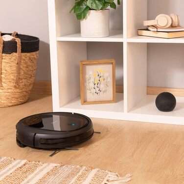 Пылесос робот Cecotec Conga Perfect & Clean Connected Titanium, 2100 Па, 160 хв, 10 режимів, Jalisco, Чорний