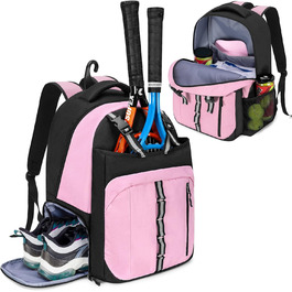 Рюкзак тенісний GOBUROS 32х21,5х46 см рожевий