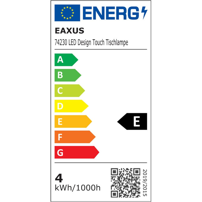 Світлодіодна настільна лампа Eaxus, зміна кольору RGB, затемнення, сенсорний, годинник, календар, температура, мідь