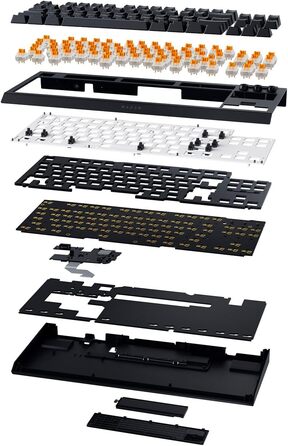 Механічна ігрова клавіатура Razer BlackWidow V4 TKL HyperSpeed з Green Switch (RGB Chroma, 6 макро-клавіші, QWERTZ DE-Layout)