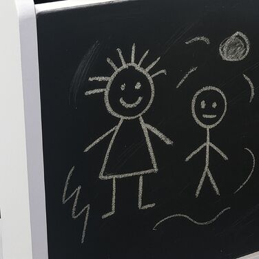 Навчальний стільчик Relaxdays з дошкою для крейди