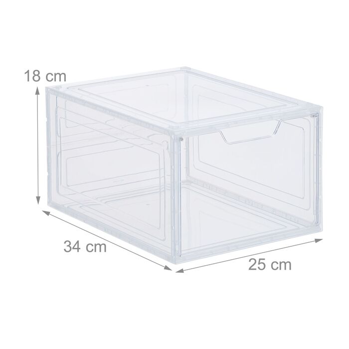 6 коробок для взуття Relaxdays