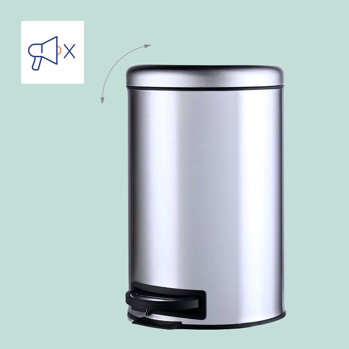 Відро для сміття Relaxdays, 12 літрів