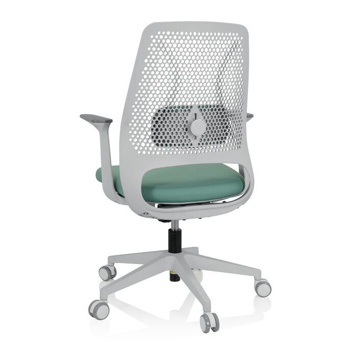 Офісне крісло PARFERIO W з тканини м'ятно-зеленого кольору hjh OFFICE