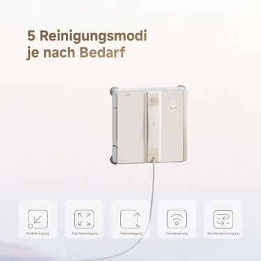 Робот-прибиральник вікон Dreame C1, 5500 Па, CornerClean, Dual Spray, інтелектуальна навігація