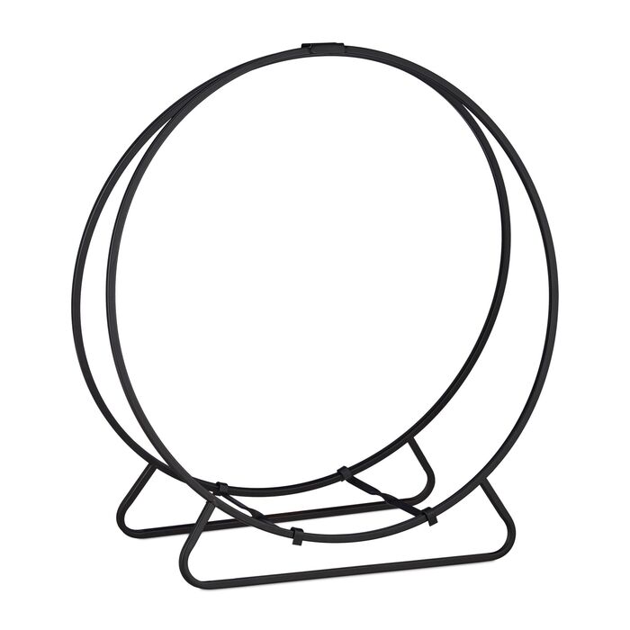 Поличка для дров Relaxdays круглої форми