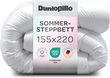 Ковдра Dunlopillo Bettdecke 135x200 - Преміум якість, сертифікат Oeko-Tex, для алергіків | Зимова стеганая ковдра, ковдри, зимова ковдра