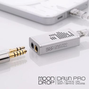 MOONDROP DAWN Pro Переносний USB DAC/AMP Dual CS43131 DAC 32 Bit/384kHz DSD256 Декодер