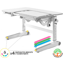 Дитячий стіл Mealux Kingwood Multicolor TG (арт. BD-820 TG/MC)