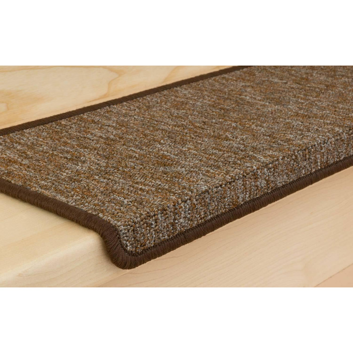 Ступінчасті килимки Kettelservice-Metzker Monza прямокутної форми, коричневі, набір з 20 шт.