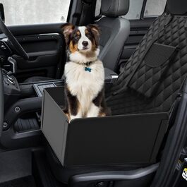 Автокрісло для собак Pekimu - міцне та водонепроникне, для собак малих та середніх розмірів, підходить для всіх автомобілів, позашляховиків та вантажівок