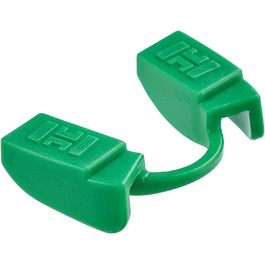 Мундштук для важкої атлетики для фітнесу та тренажерного залу, каппа для пауерліфтингу для всіх видів силових видів спорту, нижня щелепа, без контакту (1 упаковка зеленого кольору)