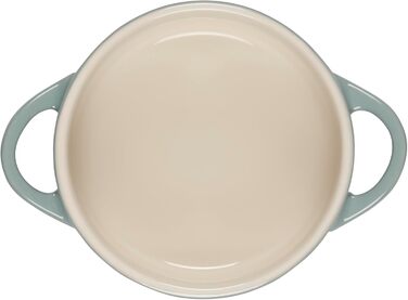 Міні-кокот Le Creuset, кераміка, 237 мл, з ручкою 'Морська сіль' з золотим серцем