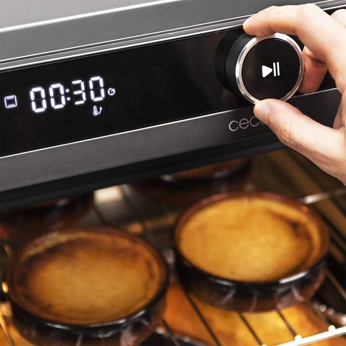 Парова піч Cecotec Bake&Steam 4000 Combi Gyro: 2400W, 3-в-1 (парова, конвекція, фритюрниця), 40 л, 7 функцій
