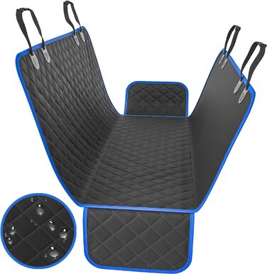 Килимок для захисту заднього сидіння та багажника автомобіля Active Pets - водонепроникний (синій)