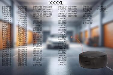 Чохол для шин (XXXXXL) - водовідштовхуючий, міцний, для зберігання автошин