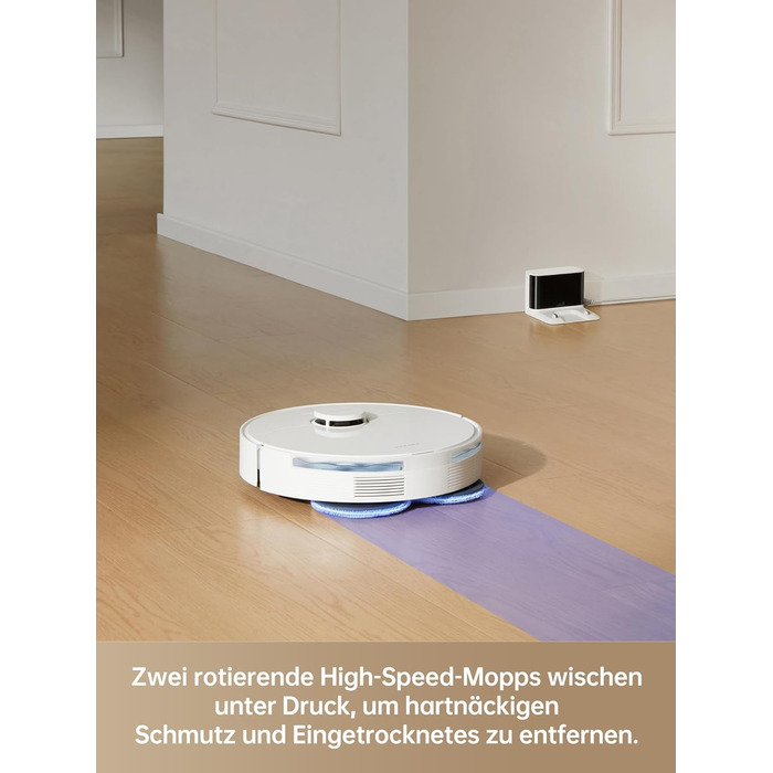 Робот-пилосос Dreame L10s Pro Gen2: потужність 13000 Па, DuoBrush для шерсті тварин, суха та волога прибирання, LDS-навігація, акумулятор 5200 мАг