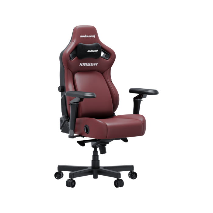 Крісло геймерське ігрове Anda Seat Kaiser 4 V2 Size XL Maroon PVC