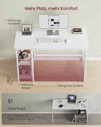 Стол письмовий VASAGLE 100x50x76 см, комп'ютерний, офісний, вінтажний стиль, для робочого кабінету, спальні, вітальні, коричнево-чорний