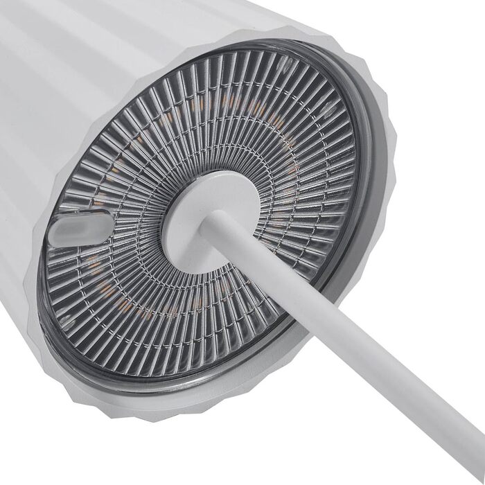 LED-лампа Lindby на акумуляторі з датчиком дотику, бездротова, портативна, для дому та саду, IP54, білий матовий