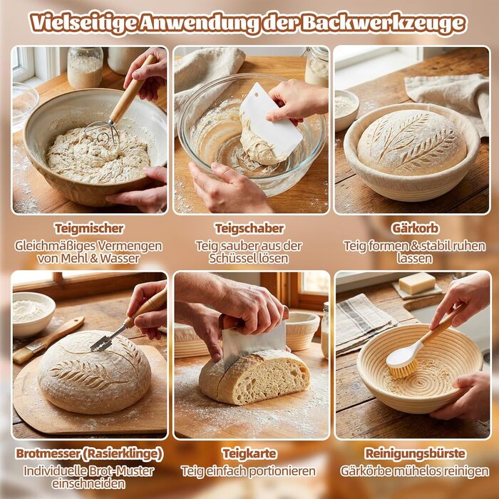 Набір для приготування закваски та випікання хліба (23 предмети)