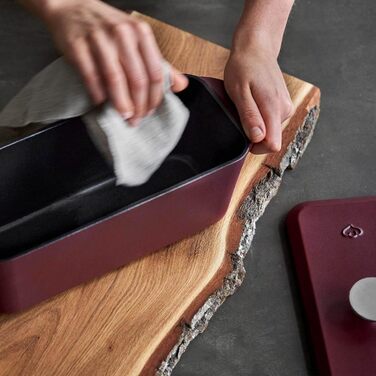 Форма для випічки Springlane з чавуну з кришкою 3L, емальована, для хліба, паштетів та запіканок, 33,5 x 13 см, м'ятний колір