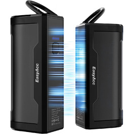 EasyAcc Портативний акумуляторний гріє рукавичка, чорний - великий