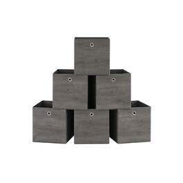 Тканинна коробка для зберігання Cube Shelf Fog Grey / 33 x 33 x 33 см